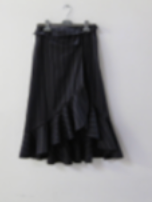 W11 - WAW19SKT001 NAVY striped skirt