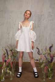 Mini Baby-Doll Tafetta Dress