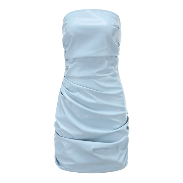 Baby Blue Strapless Dress