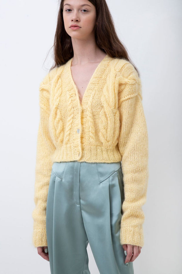 Knitted Yellow Jacket