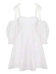 Mini Baby-Doll Tafetta Dress