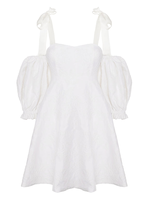 Mini Baby-Doll Tafetta Dress