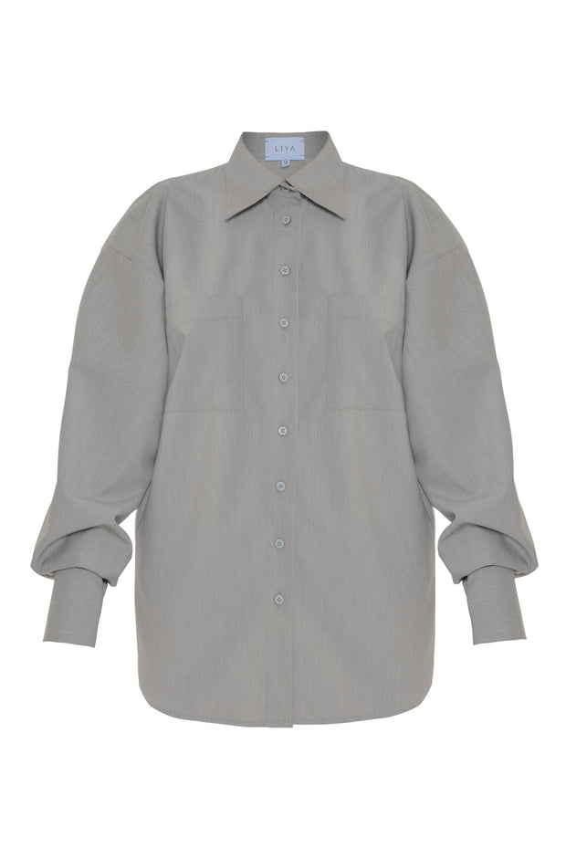 Gray Masculine Shirt