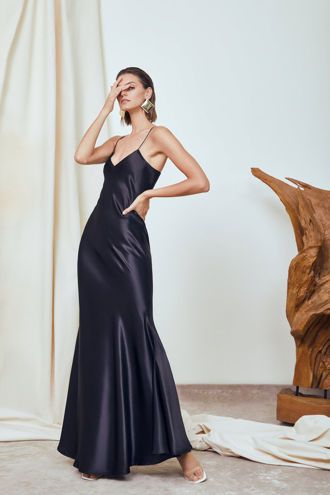 Slip Dress David Jones Seed Heritage Satin Maxi Slip Skirt David Jones