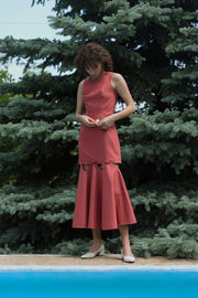 Brick Dress With Removable Details