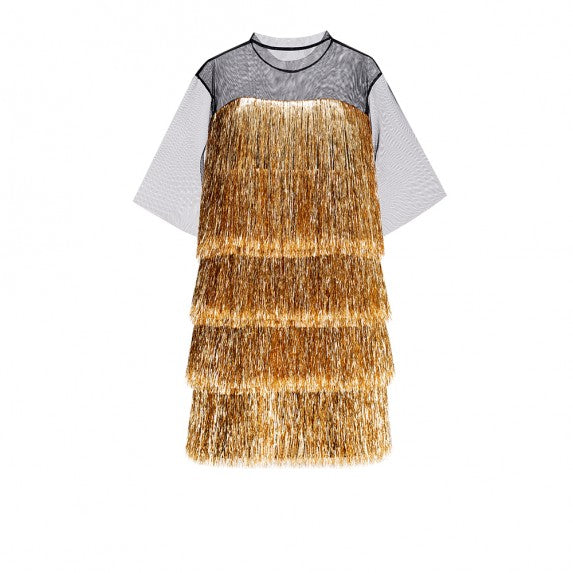 Mini dress with fringe MoreDash Mini dress with fringe MoreDash